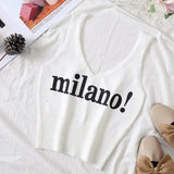 Litlookz Studio Milano Knitted Tank Top, view 3