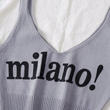 Litlookz Studio Milano Knitted Tank Top, view 6