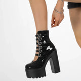 Litlookz Studio Multi Strap Platform Heels, view 3