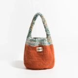 Litlookz Studio Multicolor Knitted Bucket Bag, view 3