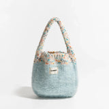Litlookz Studio Multicolor Knitted Bucket Bag, view 4