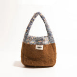 Litlookz Studio Multicolor Knitted Bucket Bag, view 5