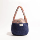Litlookz Studio Multicolor Knitted Bucket Bag, view 6