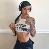 Litlookz Studio My Body Not Yours Tee, view 3