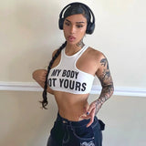 Litlookz Studio My Body Not Yours Tee, view 4
