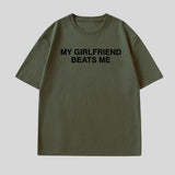 Litlookz Studio My Girlfriend Beats Me Tee, view 2