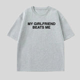 Litlookz Studio My Girlfriend Beats Me Tee, view 3