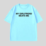 Litlookz Studio My Girlfriend Beats Me Tee, view 4