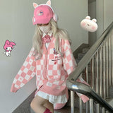 Litlookz Studio My Melody Buttoned Pink Cardigan, view 2