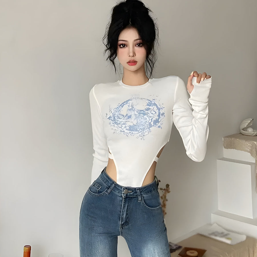 Litlookz Studio Mythology Figure Printed Bodysuit