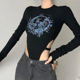 Litlookz Studio Mythology Figure Printed Bodysuit, view 5