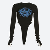 Litlookz Studio Mythology Figure Printed Bodysuit, view 6