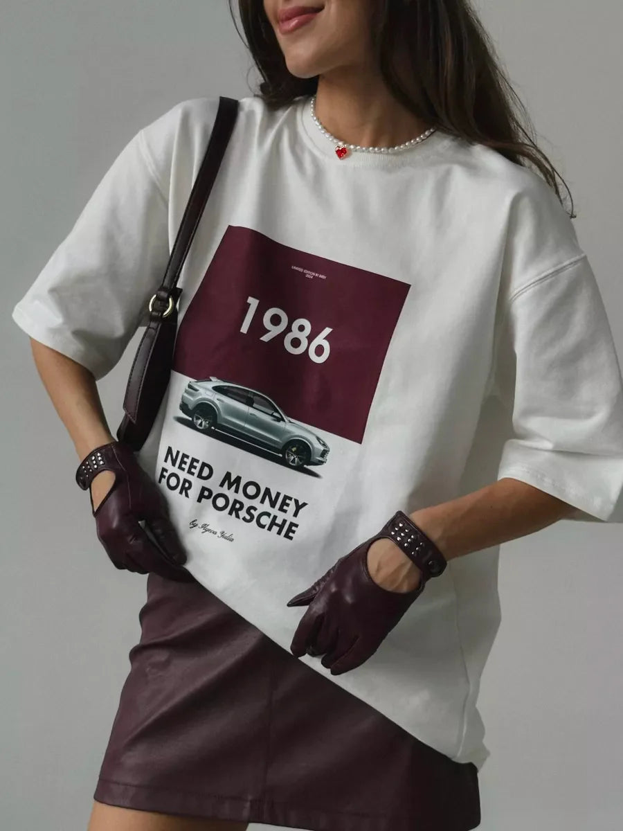 Litlookz Studio Need Money For Porsche Tee