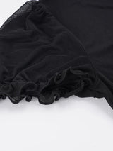 Litlookz Studio Noir Sheer Blouse, view 6