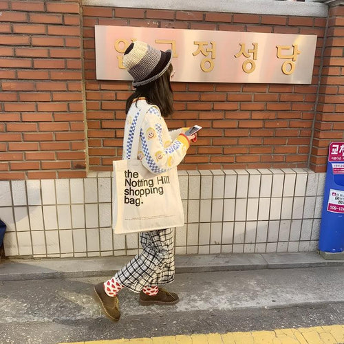 Litlookz Studio Notting Hill Canvas Tote Bag