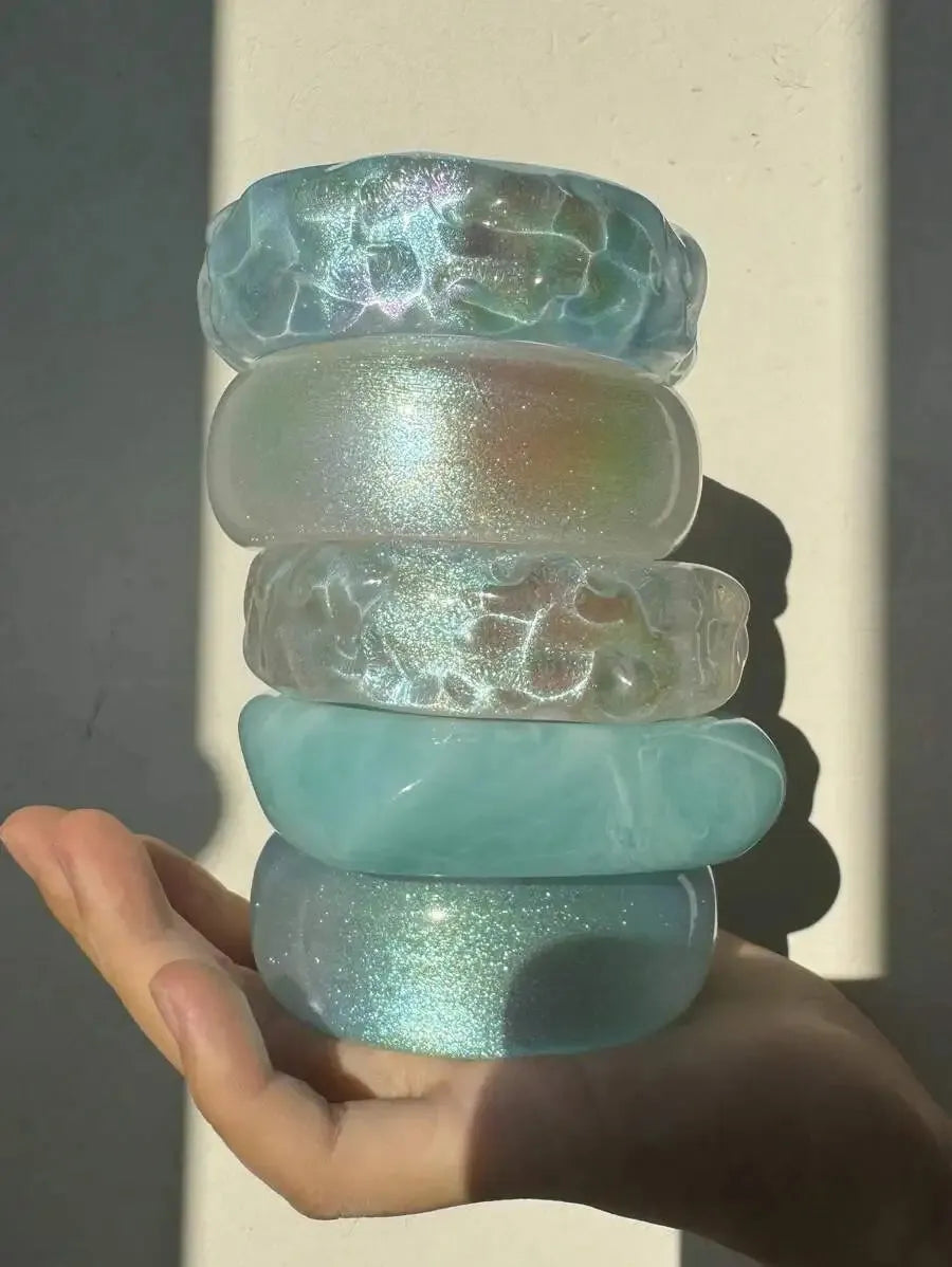 Litlookz Studio Ocean Chunky Resin Bracelet