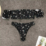 Litlookz Studio Off-Shoulder Bikini Set, view 5