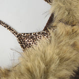 Litlookz Studio Off Shoulder Faux Fur Top, view 6