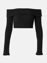 Litlookz Studio Off Shoulder Knit Sweater, view 5