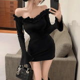 Litlookz Studio Off Shoulder Ruffle Mini Dress, view 2