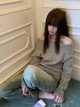 Litlookz Studio Off Shoulder Sweater, view 3