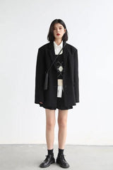 Litlookz Studio Office Style Wide Shoulder Classy Blazer, view 6