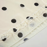 Litlookz Studio Old Money Polka Dot Midi Skirt, view 5