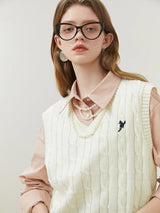 Litlookz Studio Old Money Sweater Vest, view 2
