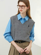 Litlookz Studio Old Money Sweater Vest, view 5