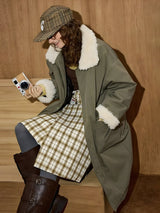 Litlookz Studio Olive Winter Coat, view 3