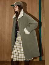 Litlookz Studio Olive Winter Coat, view 5