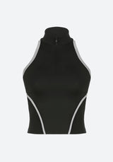 Litlookz Studio Acubi Open Back Zip-Up Top, view 4