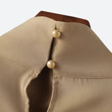 Litlookz Studio Open Front High Neck Jacket, view 6