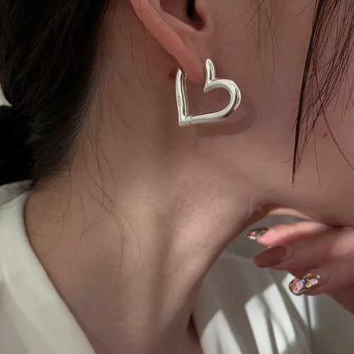 Litlookz Studio Open Heart Earrings