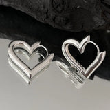 Litlookz Studio Open Heart Earrings, view 2