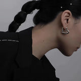 Litlookz Studio Open Heart Earrings, view 3