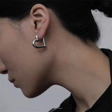Litlookz Studio Open Heart Earrings, view 4
