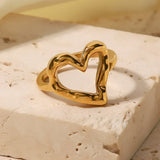 Litlookz Studio Open Heart Ring, view 3