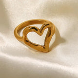 Litlookz Studio Open Heart Ring, view 6