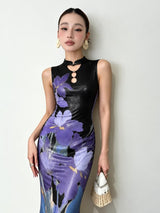 Litlookz Studio Orchid Maxi Dress, view 3