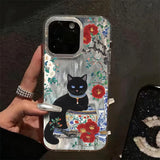 Litlookz Studio Oriental Cat Phone Case, view 3