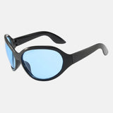 Litlookz Studio Oval Oversized Sunglasses, view 5
