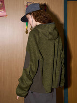 Litlookz Studio Oversized Fleece Zip-Up Jacket, view 2