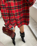 Litlookz Studio Oversized Plaid Shirt, view 3