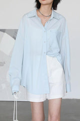 Litlookz Studio Oversized Poplin Shirt, view 2