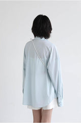 Litlookz Studio Oversized Poplin Shirt, view 3