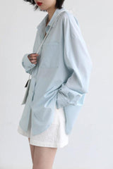 Litlookz Studio Oversized Poplin Shirt, view 4