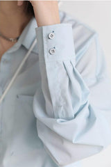 Litlookz Studio Oversized Poplin Shirt, view 6