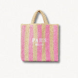Litlookz Studio Paris Straw Beach Bag, view 2