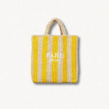 Litlookz Studio Paris Straw Beach Bag, view 4